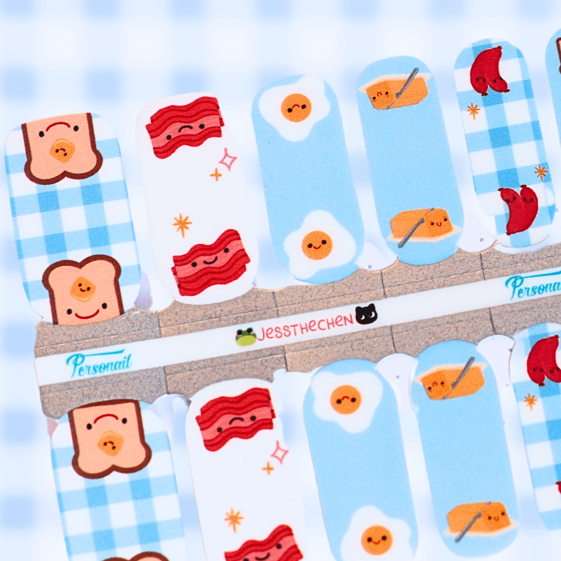 Breakfast | Jess The Chen Collab Nail Polish Wrap