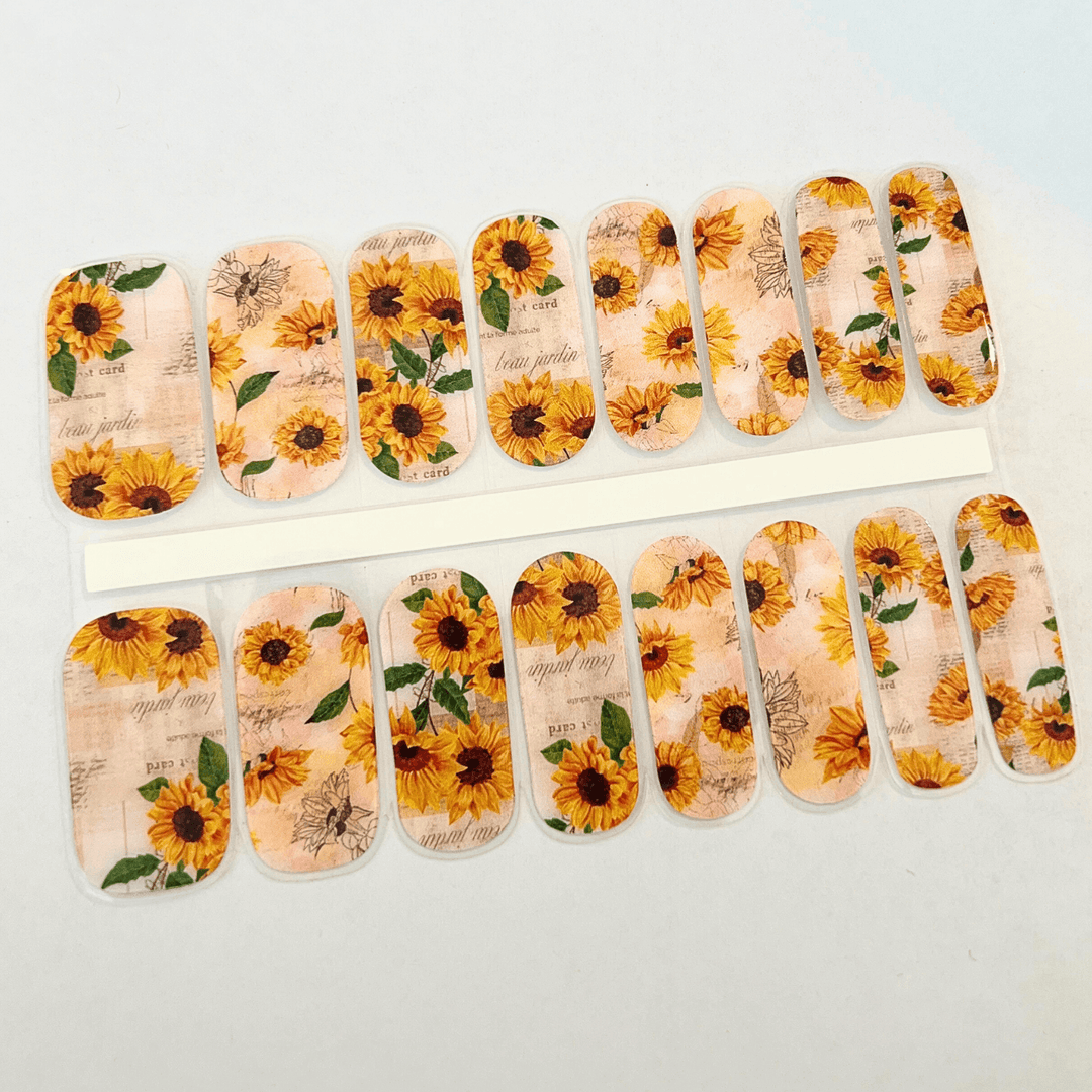 Sunflower | Jellies DIY Soft Semi Cured Gel Nail Wraps