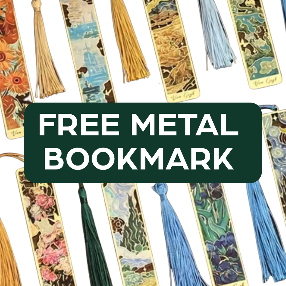 Metal Bookmark on orders over $99