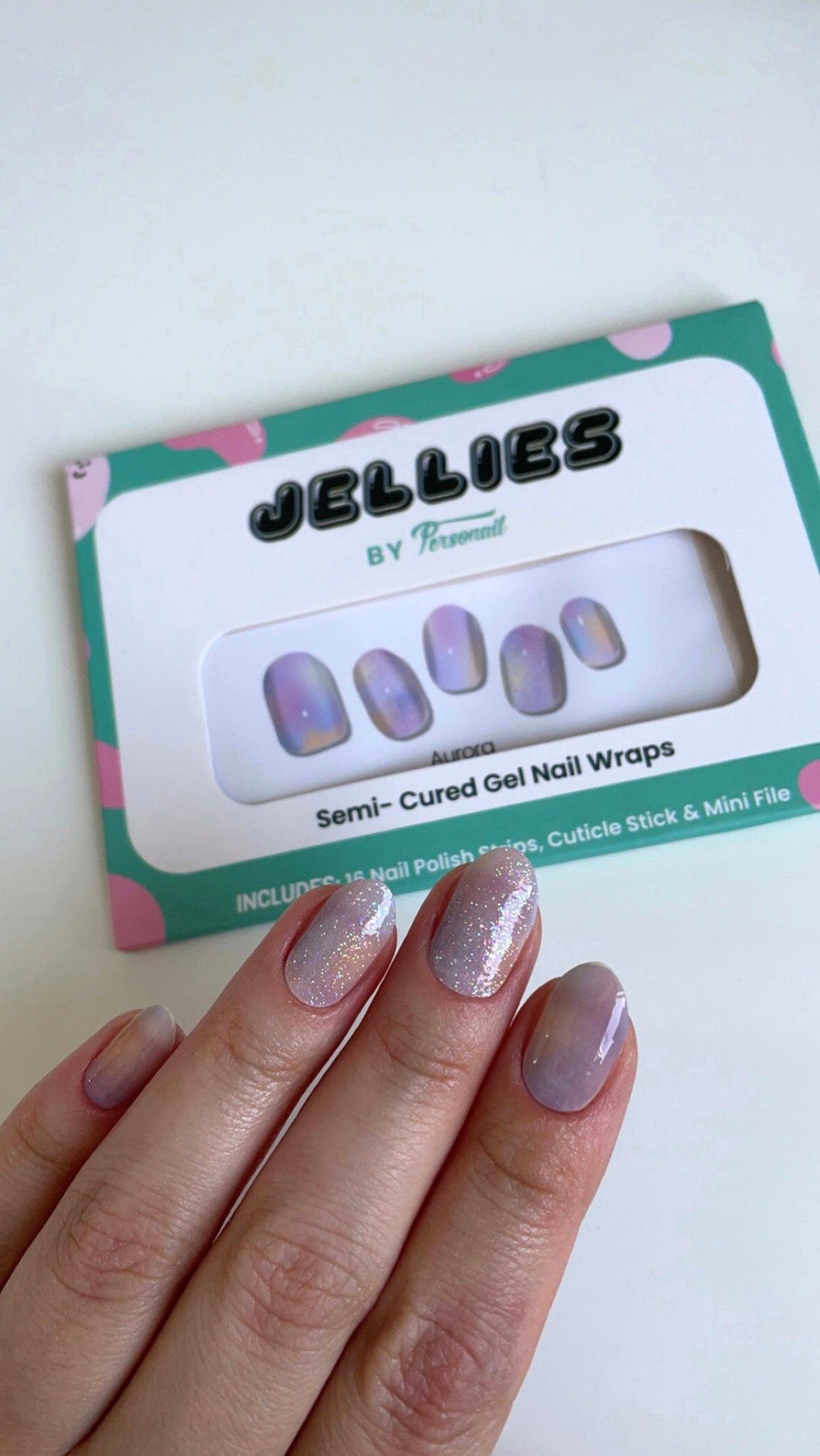 Aurora | Jellies DIY Soft Semi Cured Gel Nail Wraps