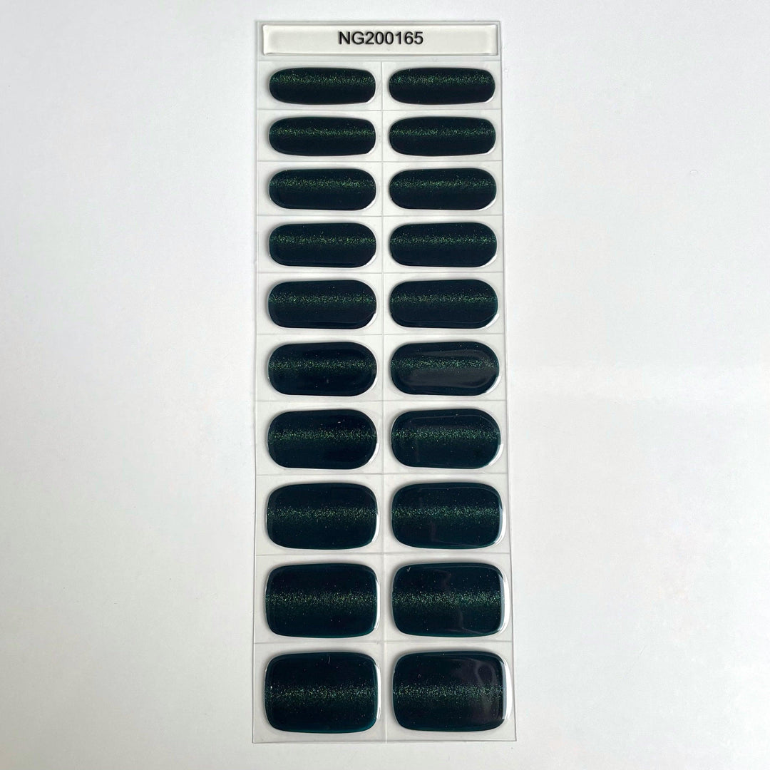 Cat Eye (Green) | Super Jellies DIY Hard Semi Cured Gel Nail Wraps