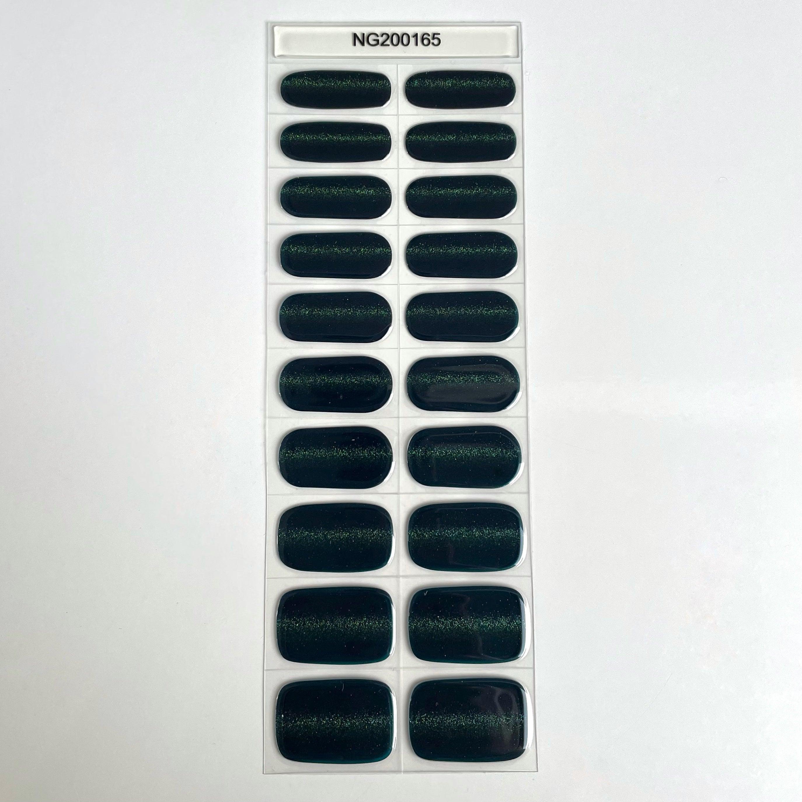 Cat Eye (Green) | Super Jellies DIY Hard Semi Cured Gel Nail Wraps