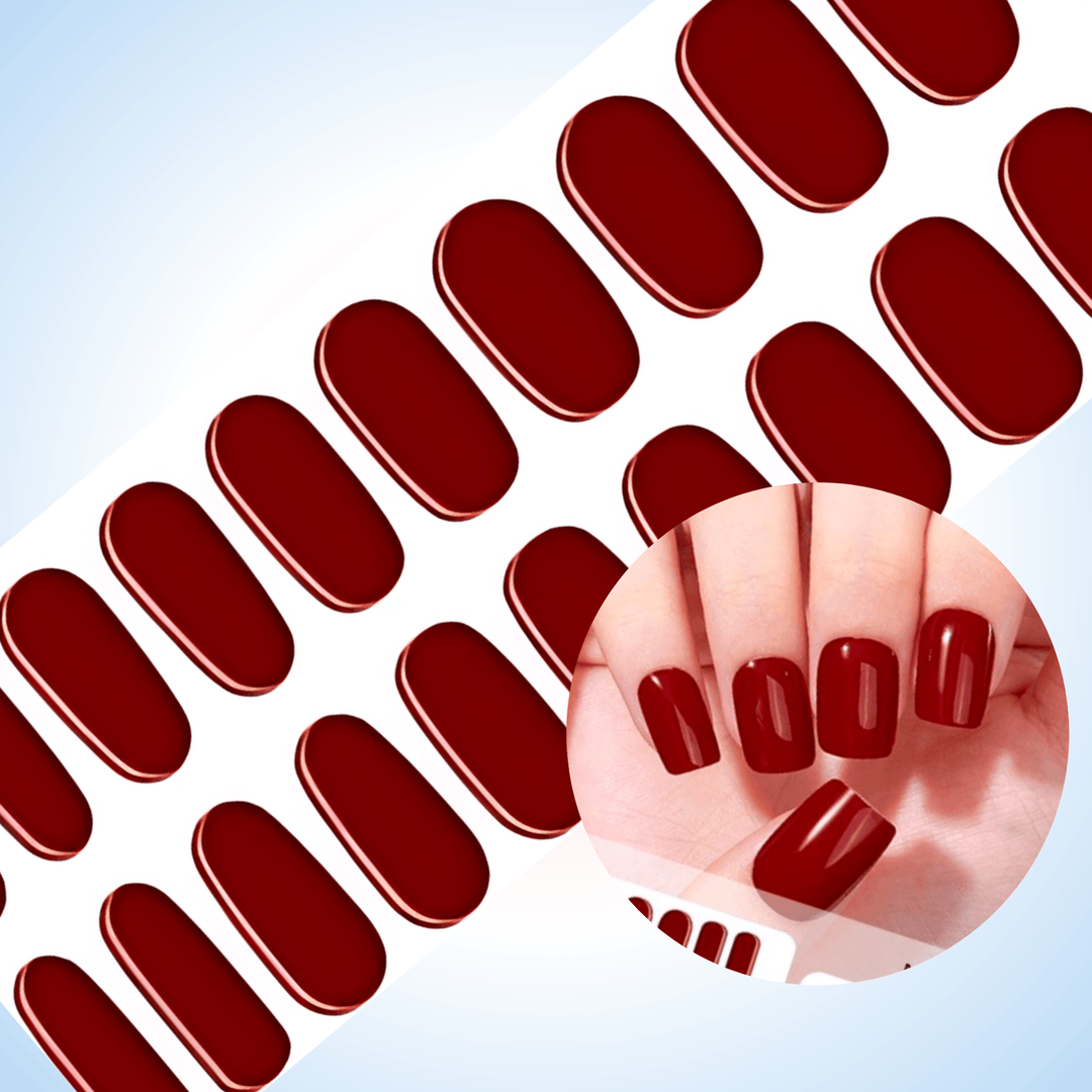 Merlot | NO Cure Gel Nail Wraps