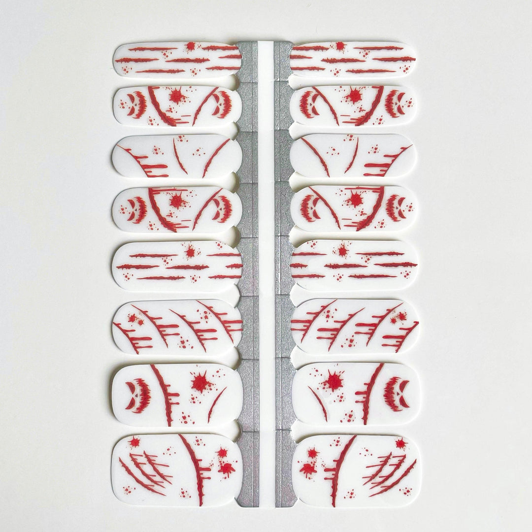 Bloody | Halloween Themed Nail Polish Wrap
