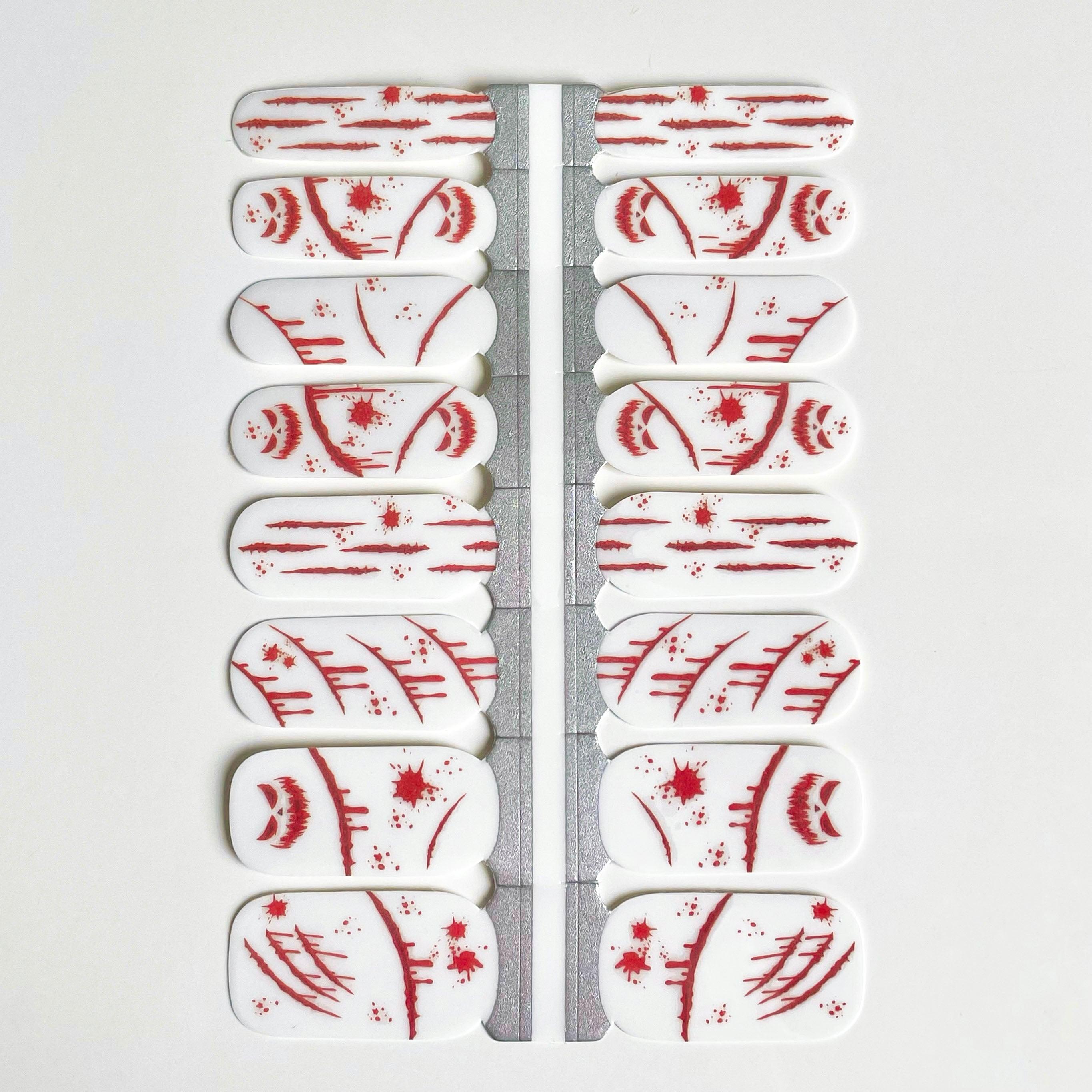 Bloody | Halloween Themed Nail Polish Wrap