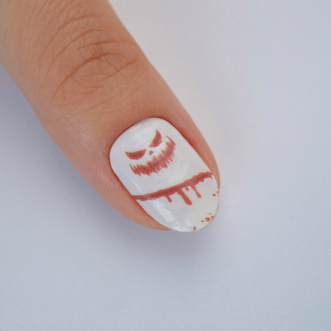 Bloody Nail Wraps | Halloween Themed Nail Polish Wrap