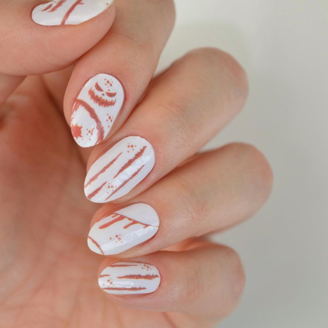 Bloody | Halloween Themed Nail Polish Wrap