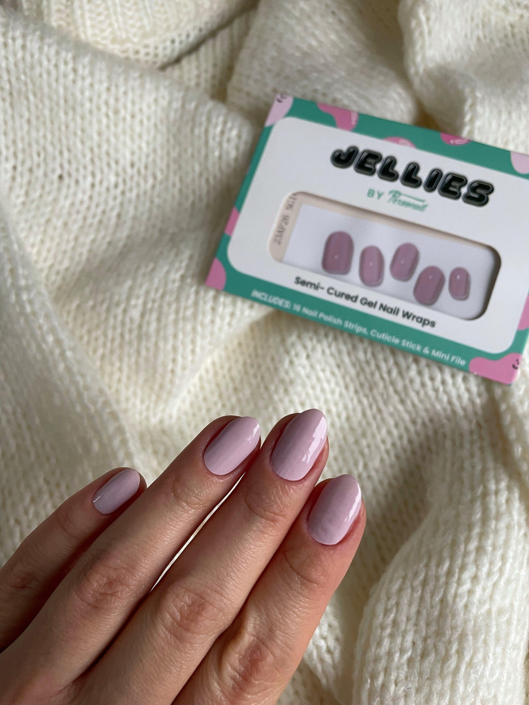 Blushing | Jellies DIY Soft Semi Cured Gel Nail Wraps