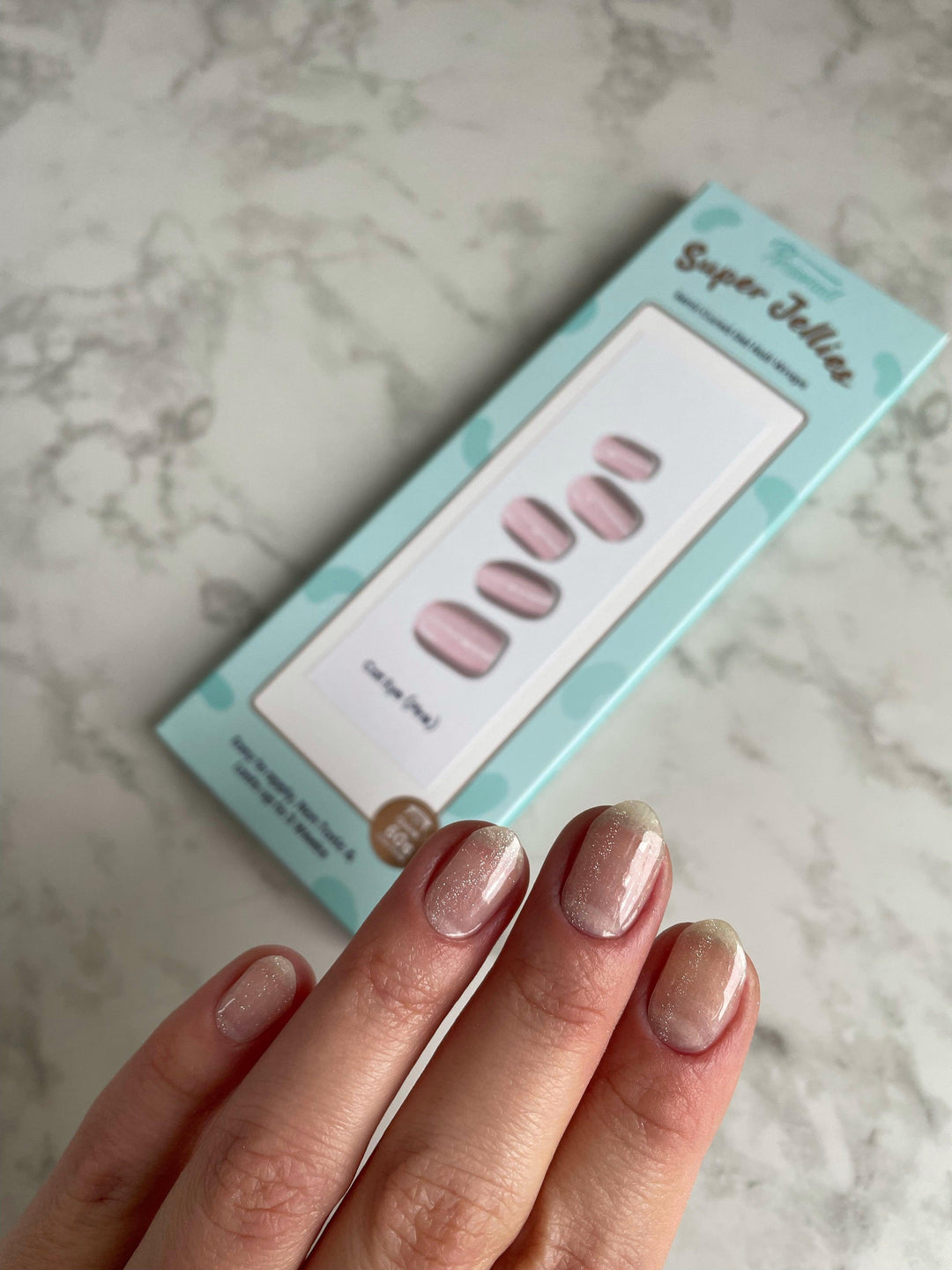 Cat Eye Transparent | Super Jellies DIY Hard Semi Cured Gel Nail Wraps
