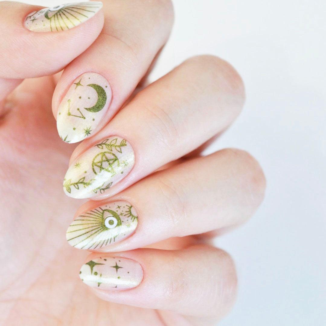 Cavalieri Nail Wraps | Halloween Themed Nail Polish Wrap