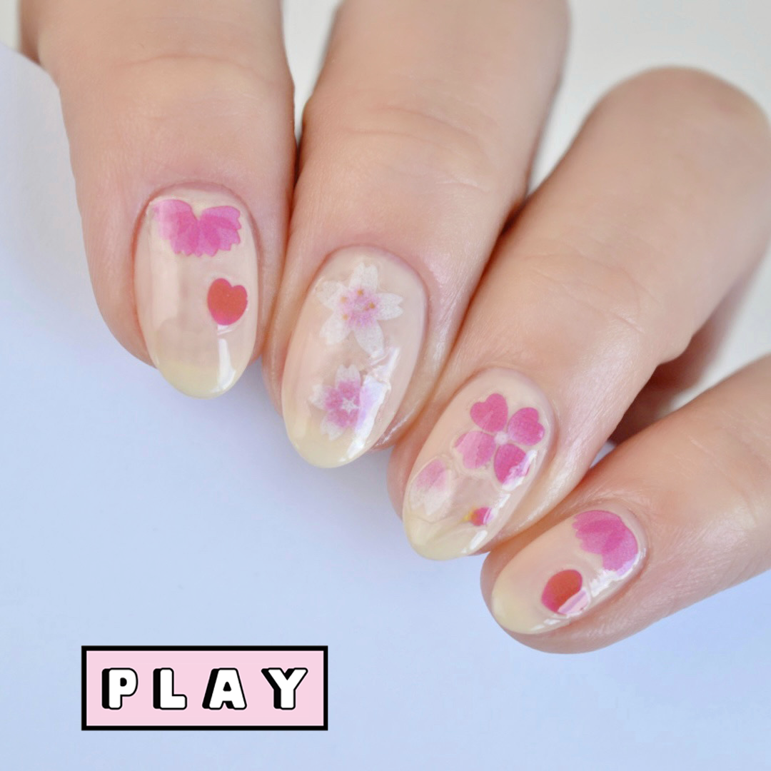 Cherry Blossom PLAY Nail Art Sticker