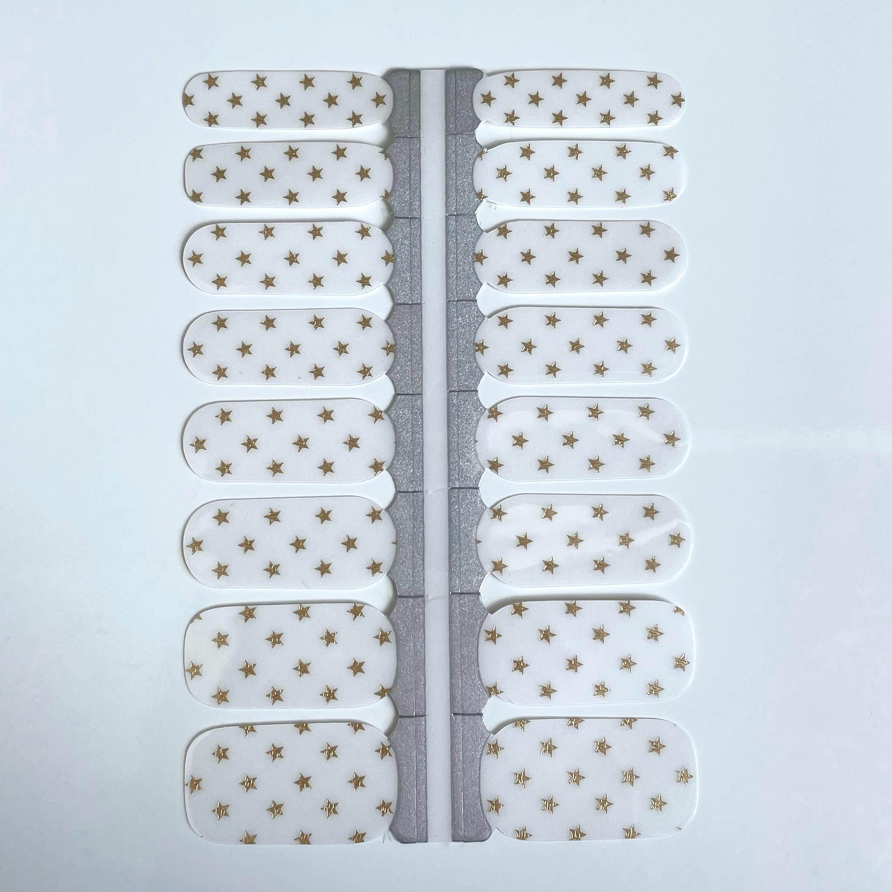 Chrystal | Transparent Stars Nail Polish Wrap