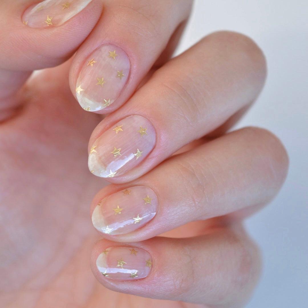 Chrystal | Transparent Stars Nail Polish Wrap
