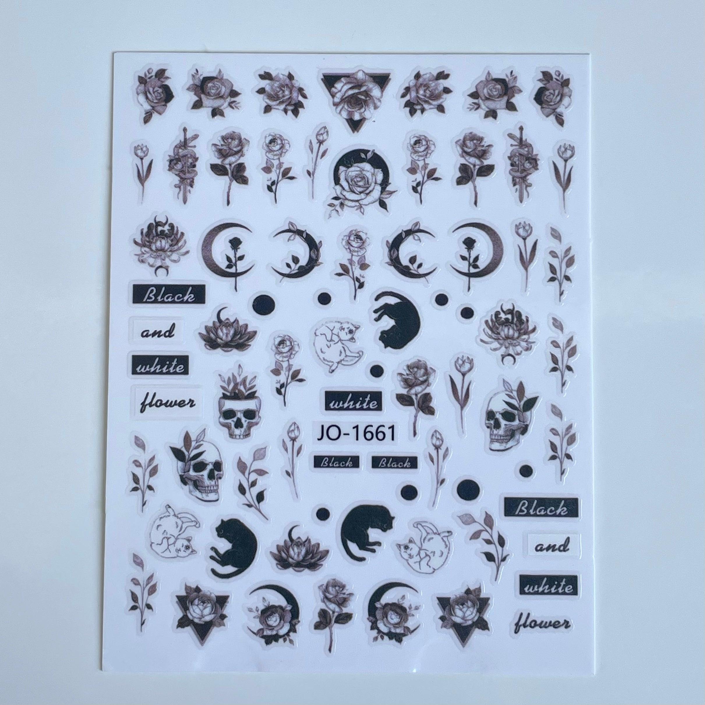 Edgy PLAY Nail Art Sticker