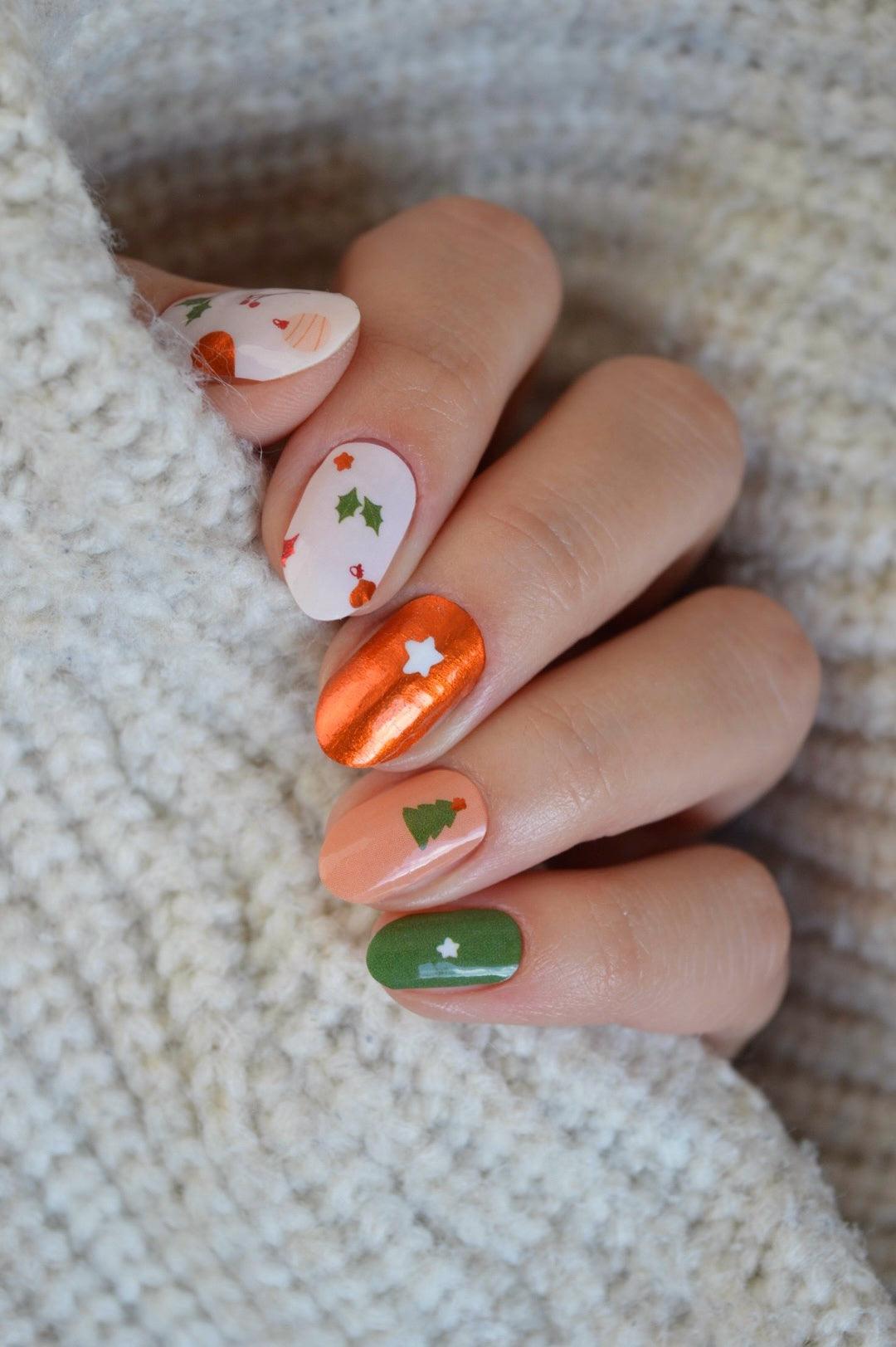 Elm | Christmas Nail Polish Wrap