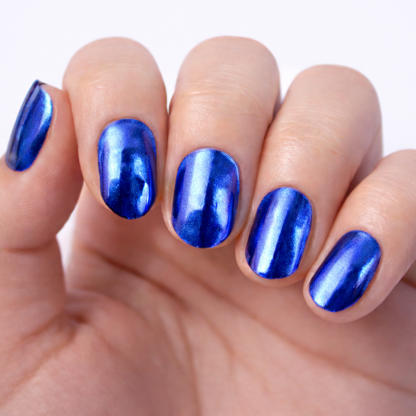 Metals (Blue) | Super Jellies DIY Hard Semi Cured Gel Nail Wraps