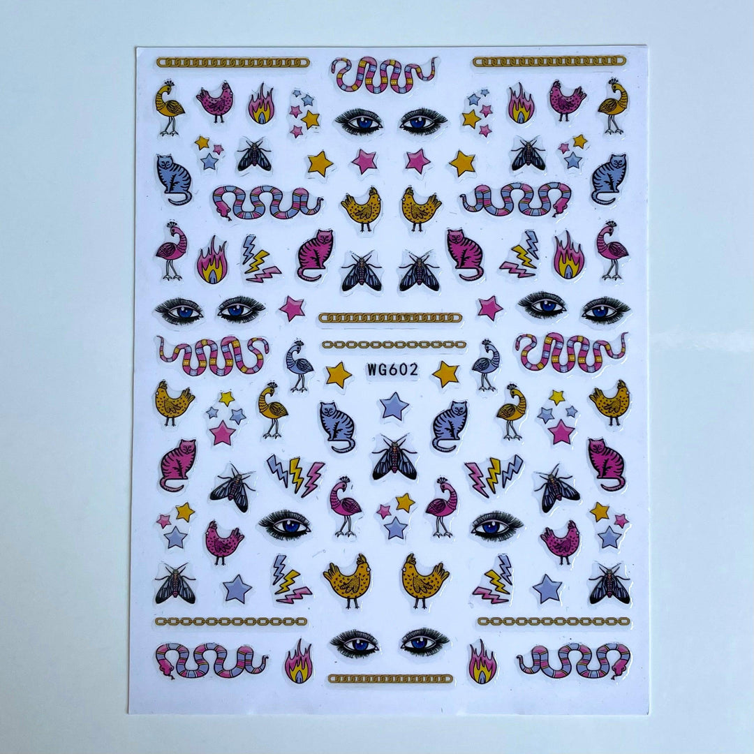 Fornasetti PLAY Nail Art Sticker