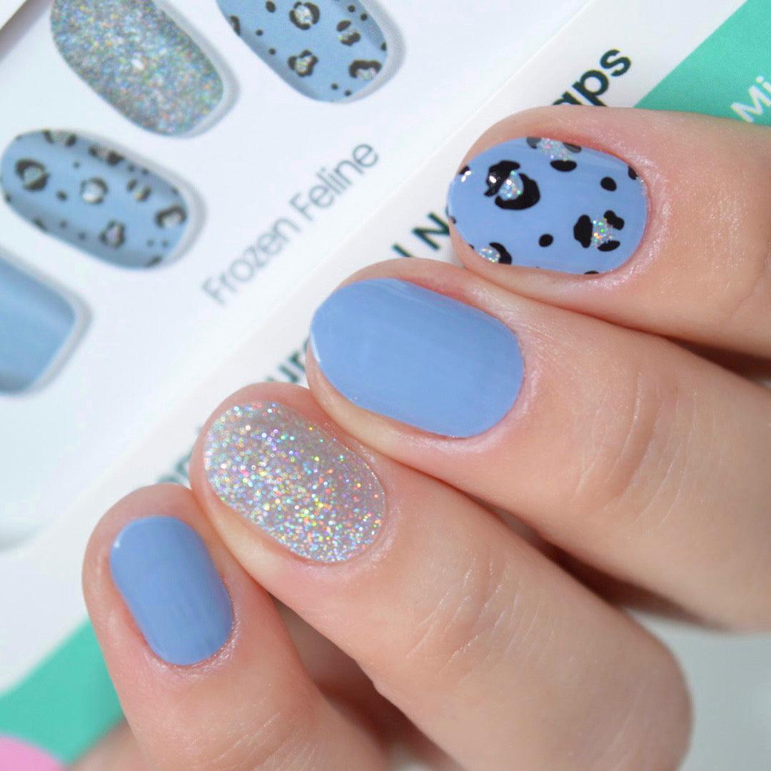 Frozen Feline | Jellies DIY Soft Semi Cured Gel Nail Wraps