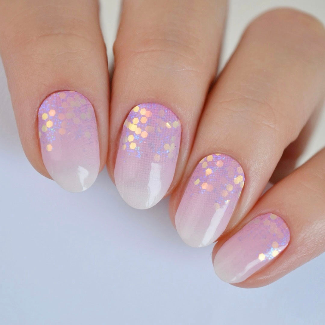 Glamour | Pink Glitter Nail Polish Wrap