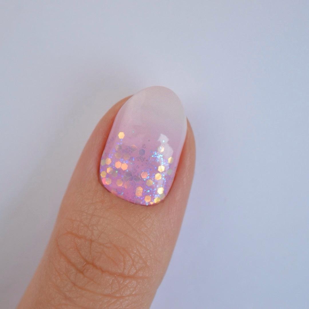 Glamour | Pink Glitter Nail Polish Wrap