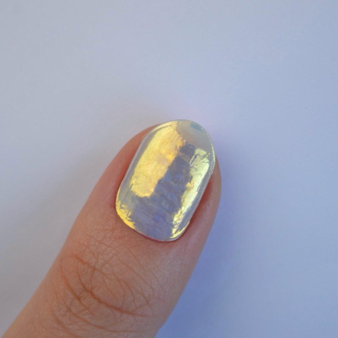 Glass (Blue) | Super Jellies DIY Hard Semi Cured Gel Nail Wraps