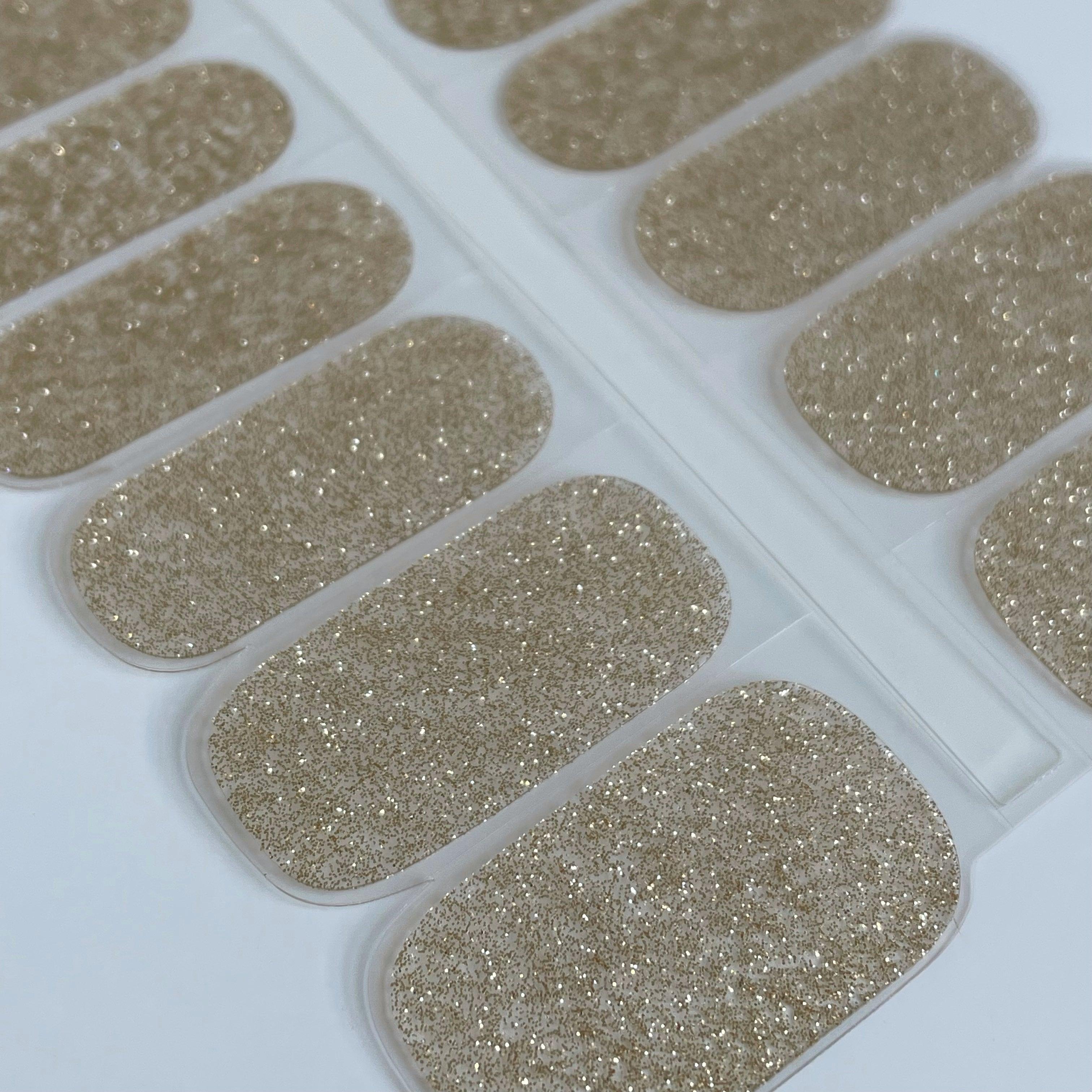 Golden | Jellies DIY Soft Semi Cured Gel Nail Wraps