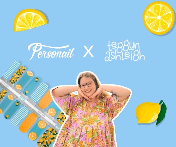 Lemon x Teggun Ashleigh | Nail Polish Wraps