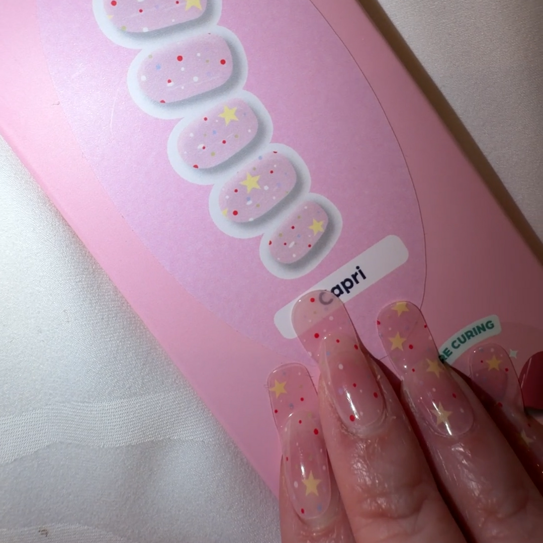 Capri | Super Jellies DIY Hard Semi Cured Gel Nail Wraps