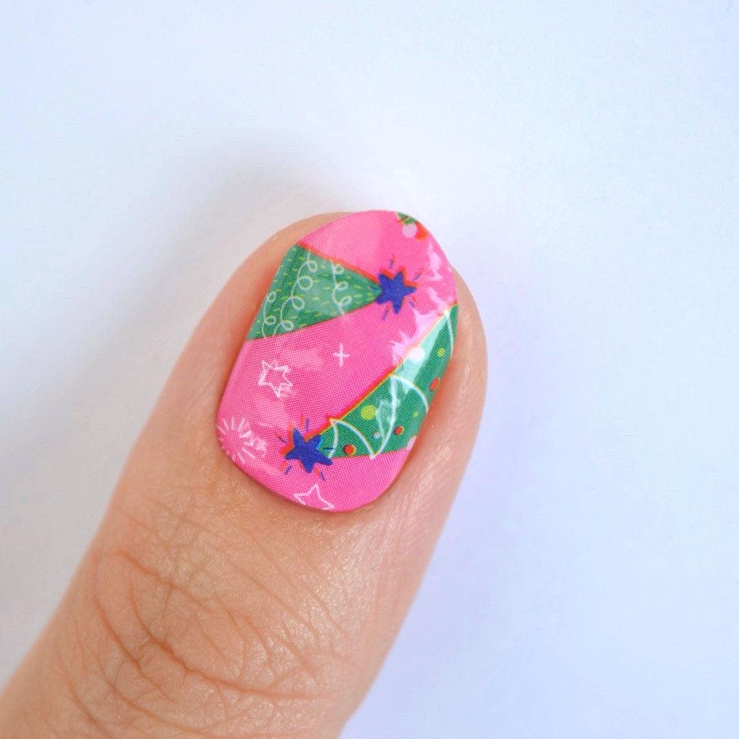Joyful Xmas | Teggun Ashleigh Collab Nail Polish Wrap