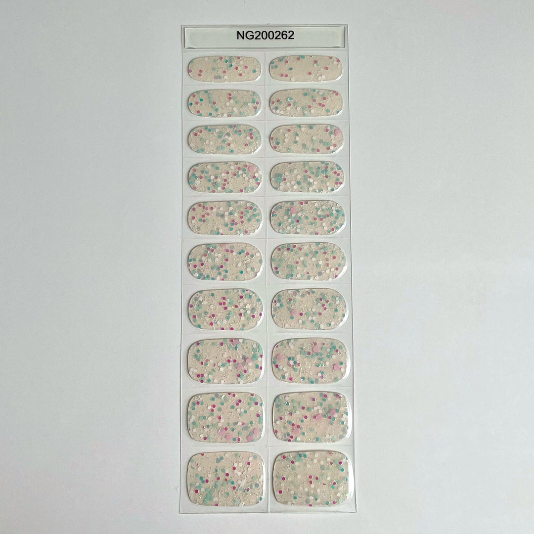Melon (Glow in the dark) | Super Jellies DIY Hard Semi Cured Gel Nail Wraps