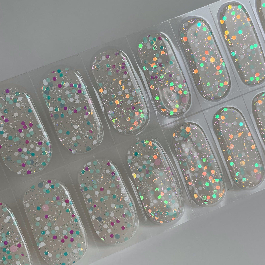 Melon (Glow in the dark) | Super Jellies DIY Hard Semi Cured Gel Nail Wraps