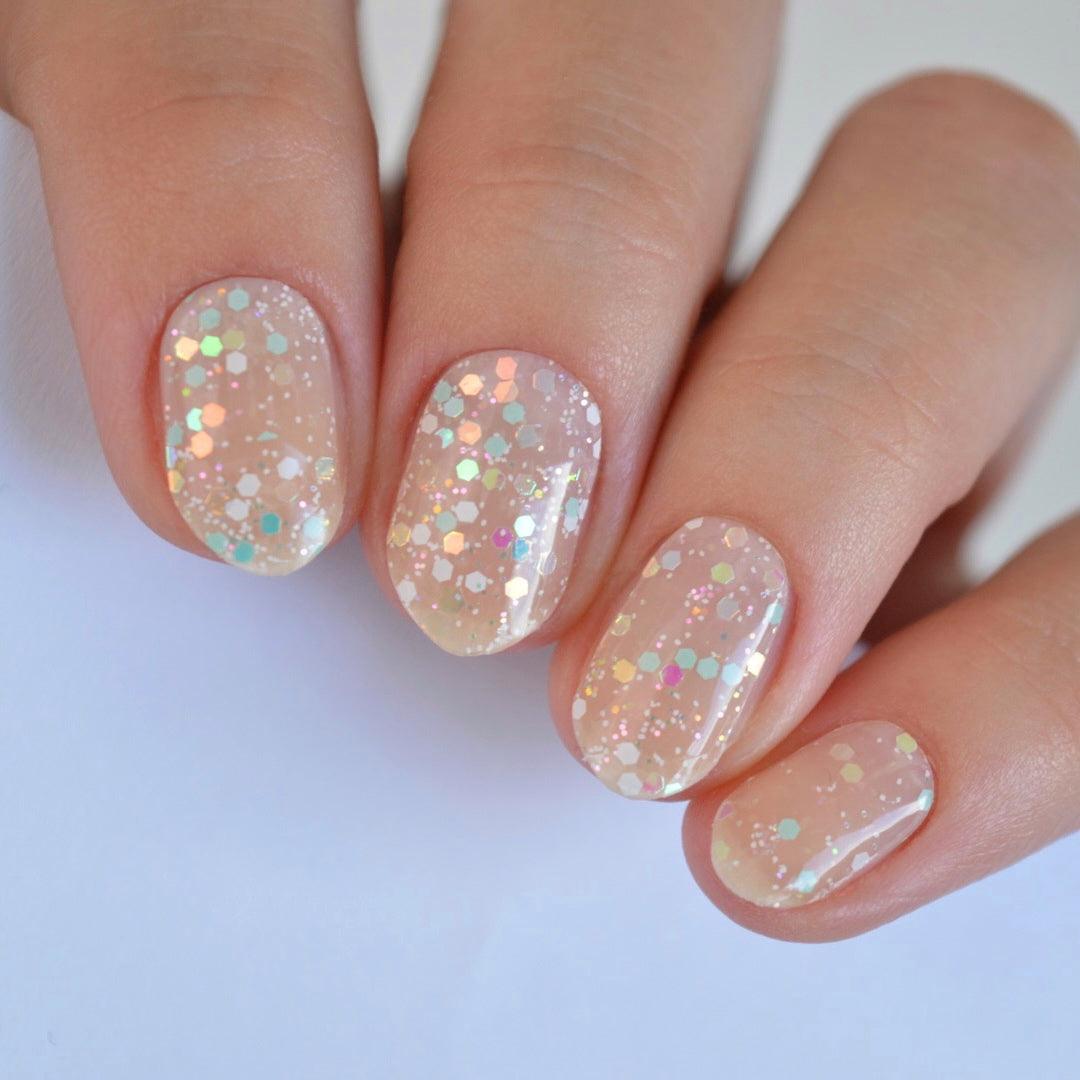 Melon (Glow in the dark) | Super Jellies DIY Hard Semi Cured Gel Nail Wraps