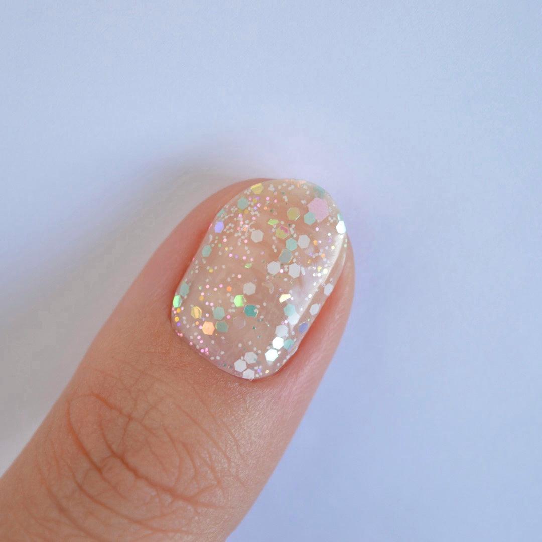 Melon (Glow in the dark) | Super Jellies DIY Hard Semi Cured Gel Nail Wraps
