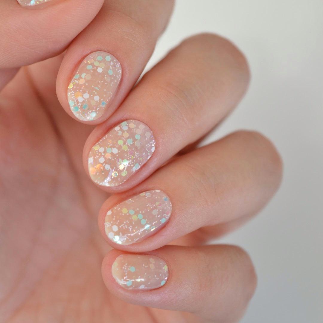 Melon (Glow in the dark) | Super Jellies DIY Hard Semi Cured Gel Nail Wraps