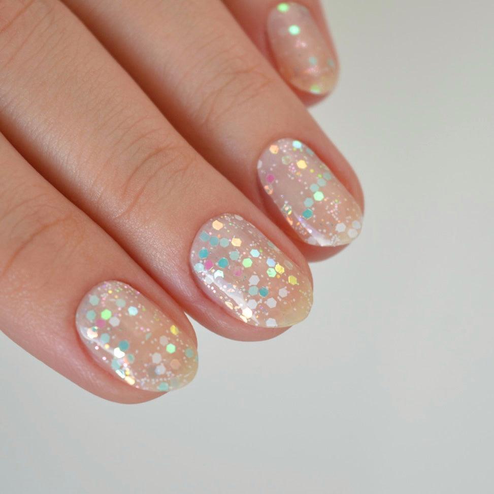 Melon (Glow in the dark) | Super Jellies DIY Hard Semi Cured Gel Nail Wraps