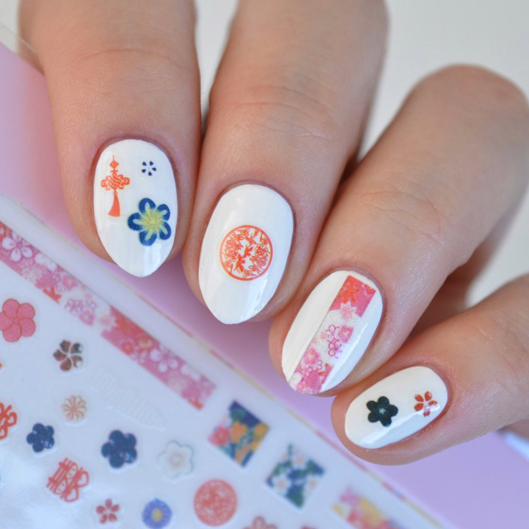 Kasuri PLAY Nail Art Sticker