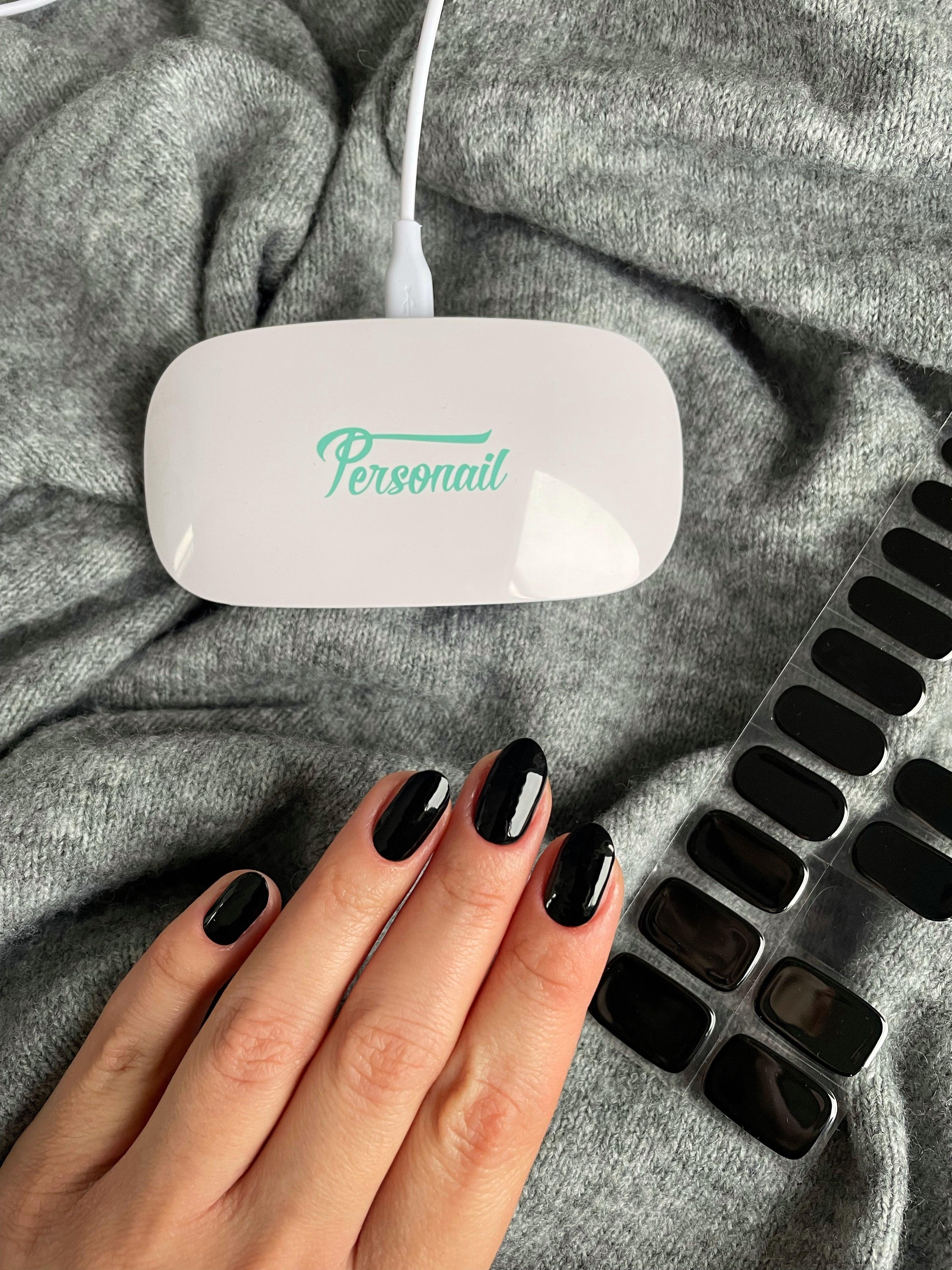 Noir | Super Jellies DIY Hard Semi Cured Gel Nail Wraps