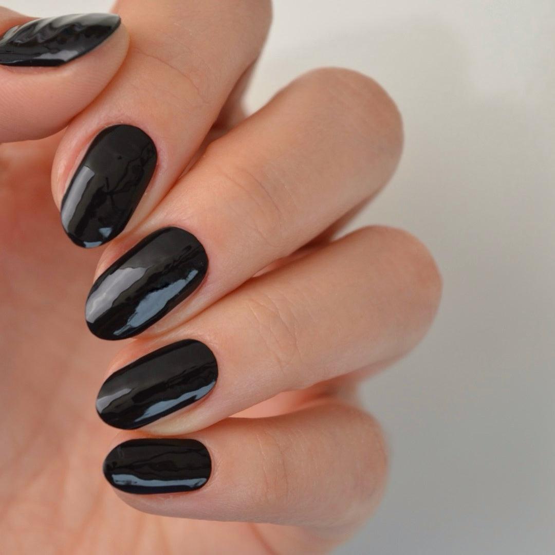Noir | Super Jellies DIY Hard Semi Cured Gel Nail Wraps