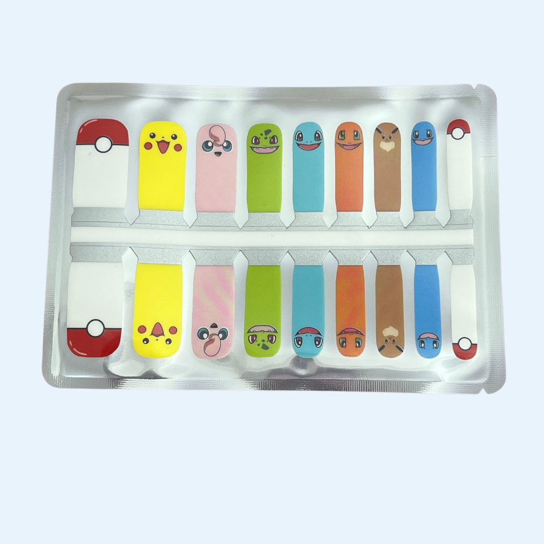 KIDS Pokemon | Nail Polish Wraps