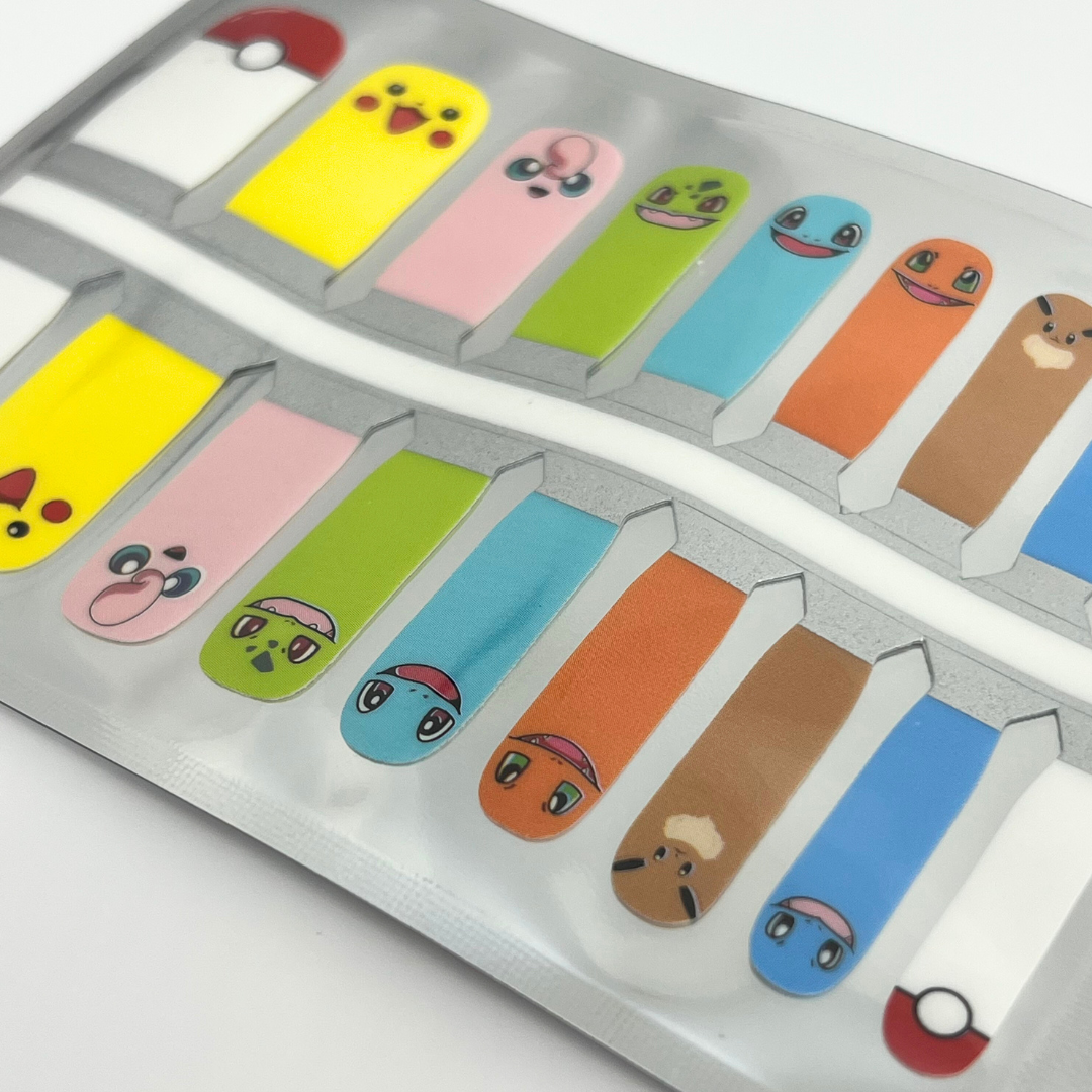 KIDS Pokemon | Nail Polish Wraps