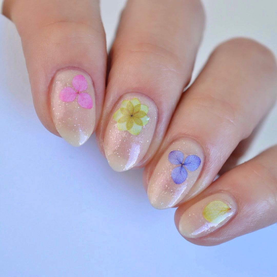 Pressed Leaves PLAY Nail Art Sticker