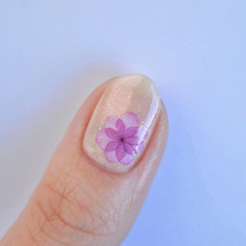 Pressed Leaves PLAY Nail Art Sticker