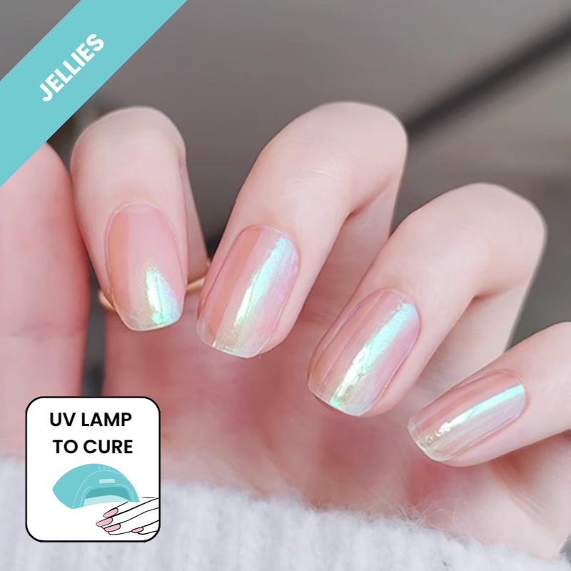 Colour Shifter Jellies DIY Semi Cured Gel Nail Wraps