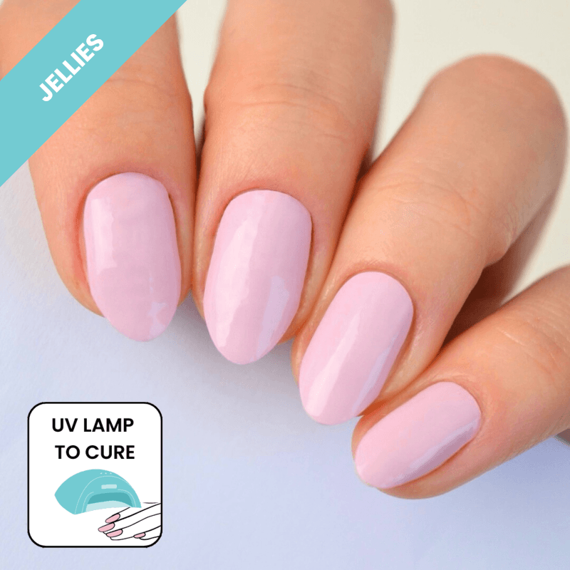 Blushing | Jellies DIY Soft Semi Cured Gel Nail Wraps