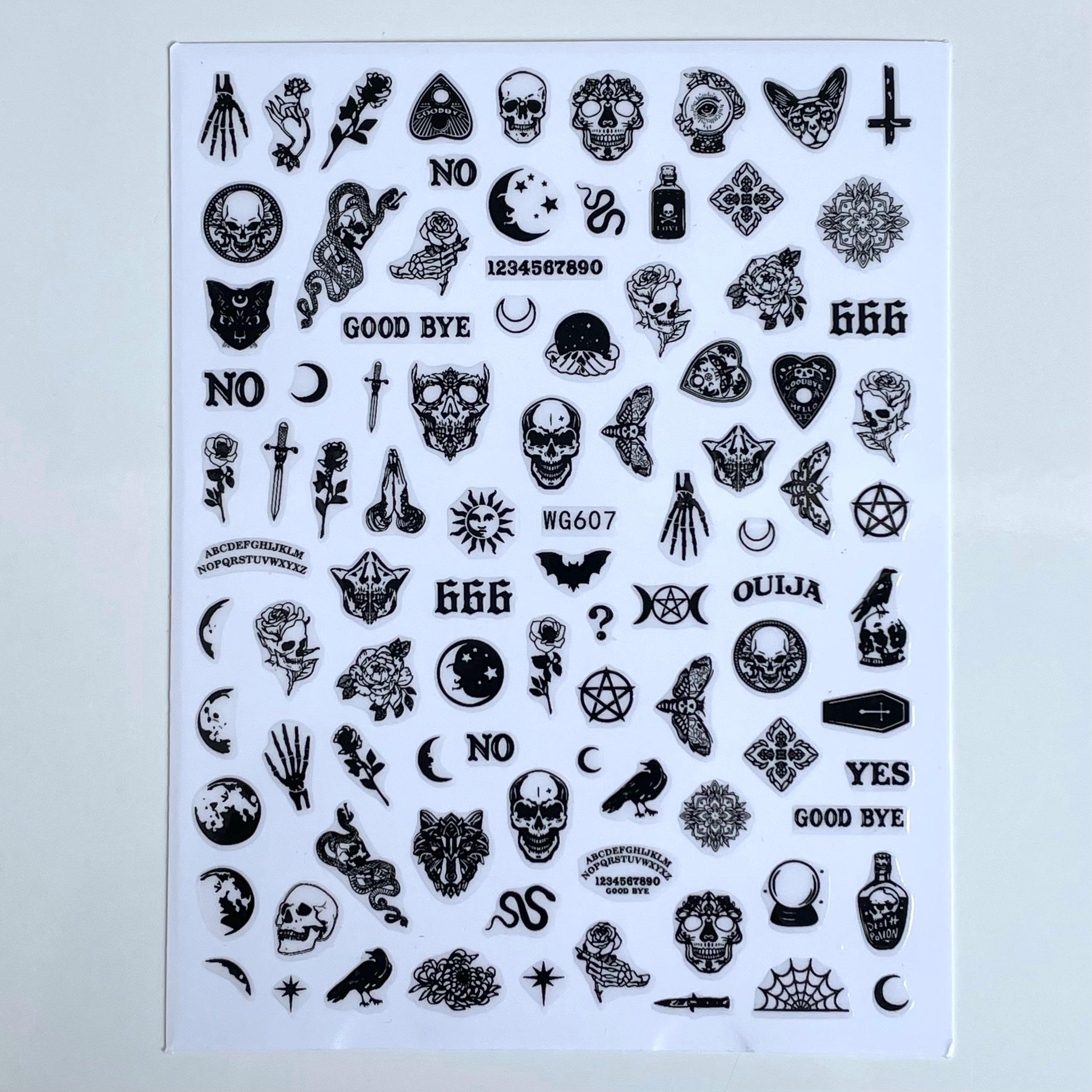 Punk PLAY Nail Art Sticker