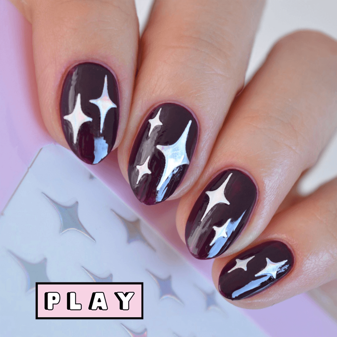 Stars Hollow PLAY Nail Art Sticker