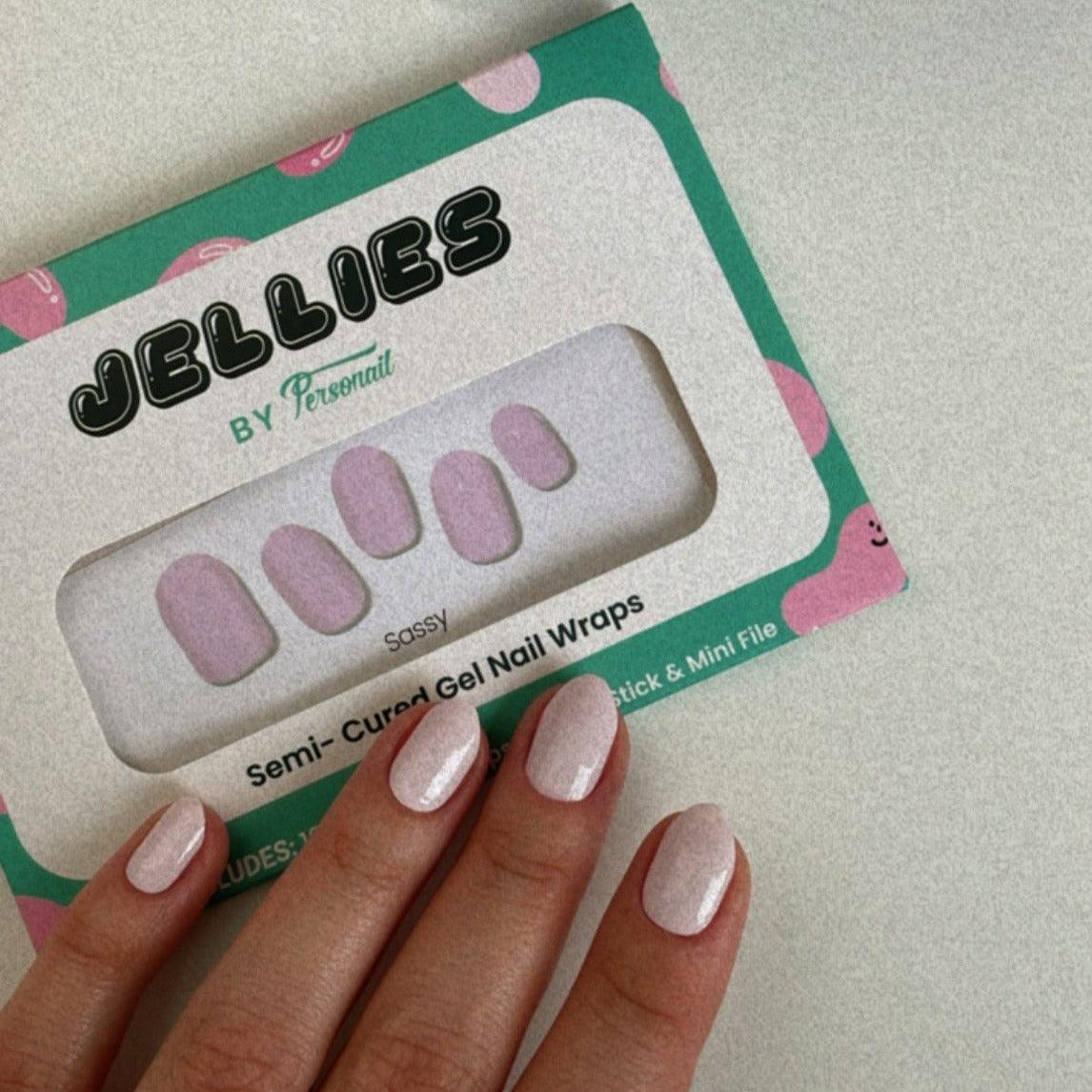 Sassy | Jellies DIY Soft Semi Cured Gel Nail Wraps