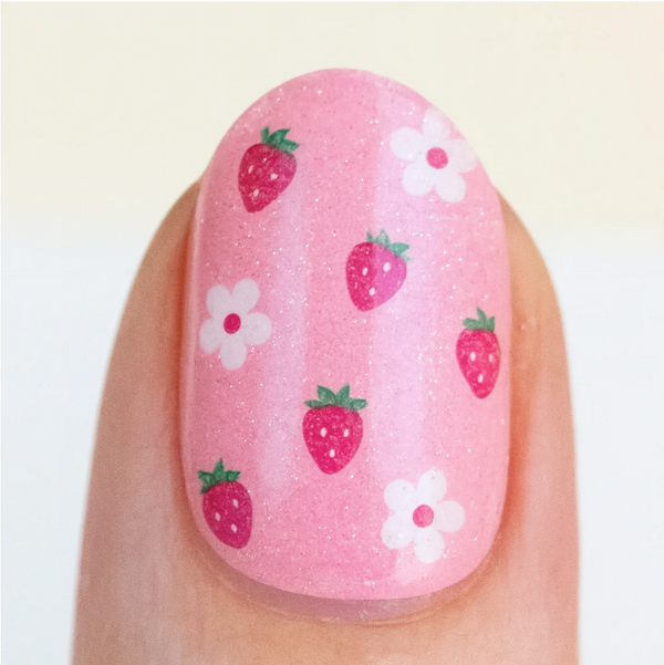 KIDS Strawberry Milk  | Nail Polish Wraps