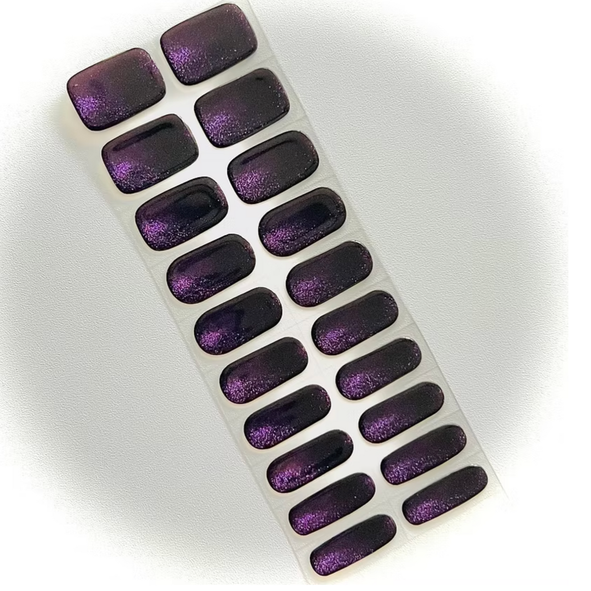 Cat Eye Purple | Super Jellies DIY Hard Semi Cured Gel Nail Wraps