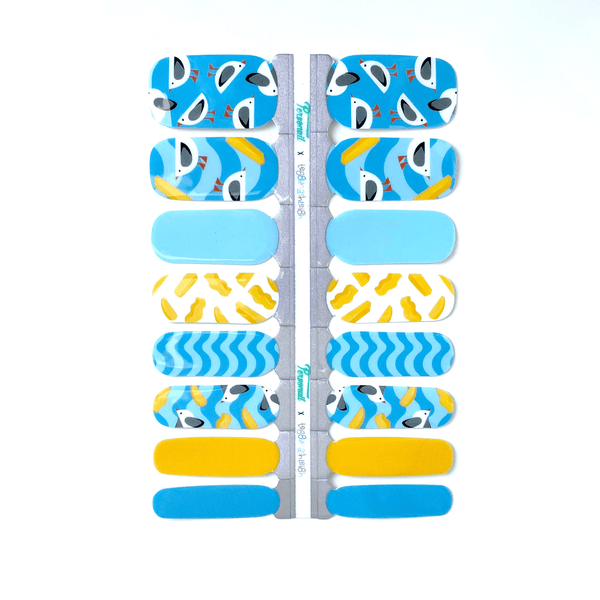 Seagulls Aussie Summer Nail Wrap Collab